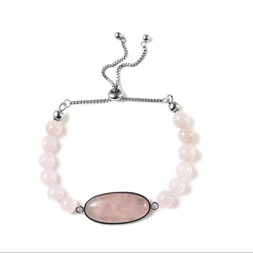 Galilea Rose Quartz Bolo Bracelet